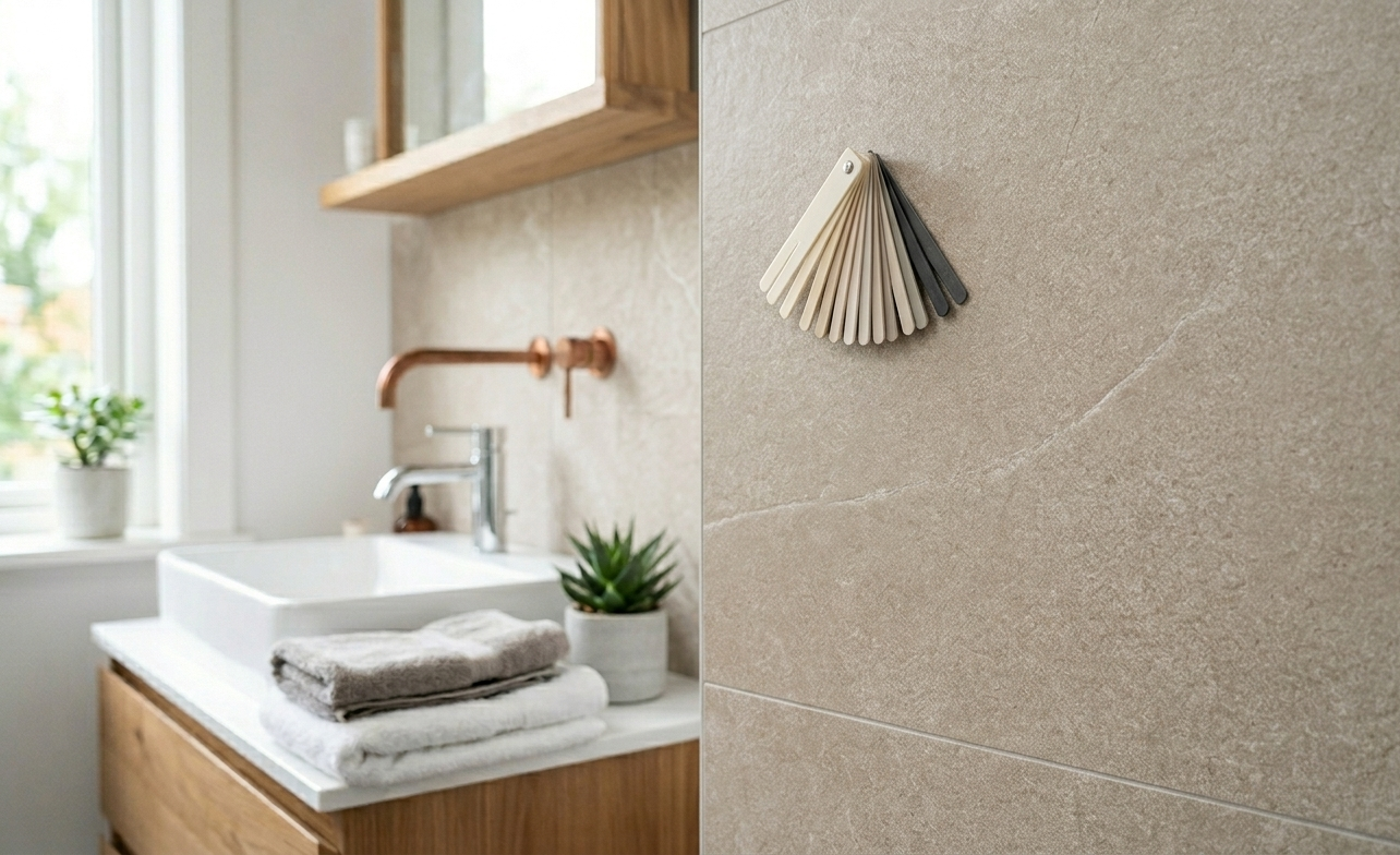 béžová škárovačka k obkladu do kúpeľne Ceresit